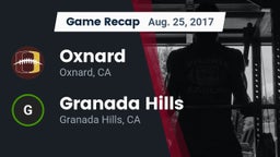 Recap: Oxnard  vs. Granada Hills  2017