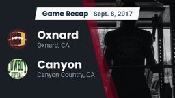 Recap: Oxnard  vs. Canyon  2017