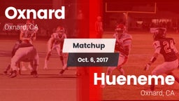 Matchup: Oxnard  vs. Hueneme  2017