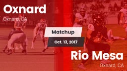 Matchup: Oxnard  vs. Rio Mesa  2017