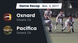 Recap: Oxnard  vs. Pacifica  2017
