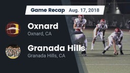 Recap: Oxnard  vs. Granada Hills  2018