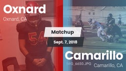 Matchup: Oxnard  vs. Camarillo  2018
