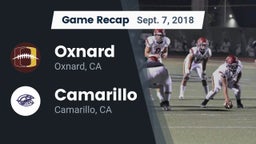 Recap: Oxnard  vs. Camarillo  2018
