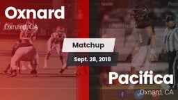 Matchup: Oxnard  vs. Pacifica  2018