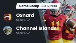 Recap: Oxnard  vs. Channel Islands  2018