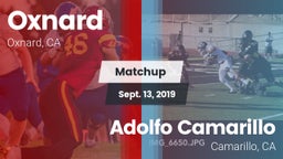 Matchup: Oxnard  vs. Adolfo Camarillo  2019