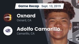 Recap: Oxnard  vs. Adolfo Camarillo  2019
