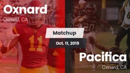 Matchup: Oxnard  vs. Pacifica  2019