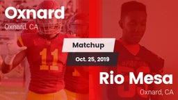 Matchup: Oxnard  vs. Rio Mesa  2019