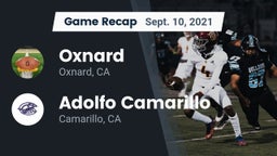Recap: Oxnard  vs. Adolfo Camarillo  2021