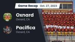 Recap: Oxnard  vs. Pacifica  2023