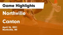 Northville  vs Canton  Game Highlights - April 26, 2021