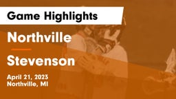Northville  vs Stevenson  Game Highlights - April 21, 2023