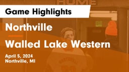 Northville  vs Walled Lake Western  Game Highlights - April 5, 2024