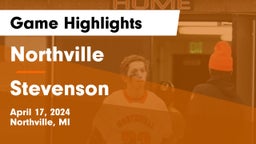 Northville  vs Stevenson  Game Highlights - April 17, 2024