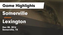 Somerville  vs Lexington  Game Highlights - Dec 08, 2016