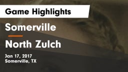 Somerville  vs North Zulch Game Highlights - Jan 17, 2017