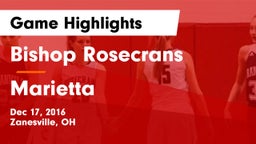 Bishop Rosecrans  vs Marietta  Game Highlights - Dec 17, 2016