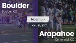 Matchup: Boulder  vs. Arapahoe  2017