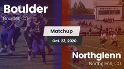 Matchup: Boulder  vs. Northglenn  2020