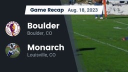 Recap: Boulder  vs. Monarch  2023