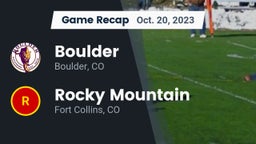 Recap: Boulder  vs. Rocky Mountain  2023