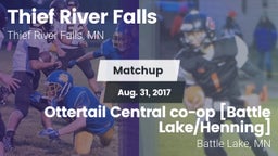 Matchup: Thief River Falls vs. Ottertail Central co-op [Battle Lake/Henning]  2017