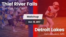 Matchup: Thief River Falls vs. Detroit Lakes  2017