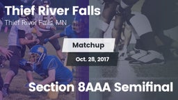Matchup: Thief River Falls vs. Section 8AAA Semifinal 2017