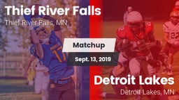Matchup: Thief River Falls vs. Detroit Lakes  2019