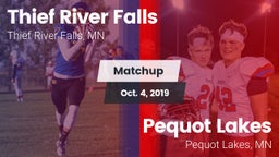 Matchup: Thief River Falls vs. Pequot Lakes  2019