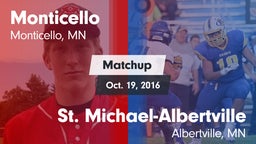 Matchup: Monticello High vs. St. Michael-Albertville  2016