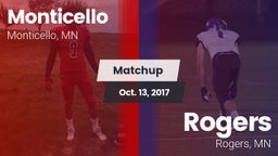 Matchup: Monticello High vs. Rogers  2017