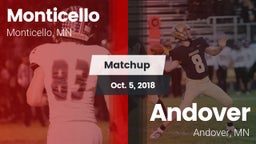 Matchup: Monticello vs. Andover  2018