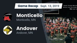 Recap: Monticello  vs. Andover  2019