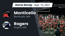 Recap: Monticello  vs. Rogers  2021