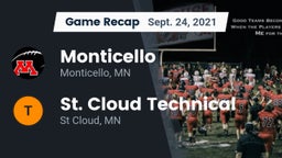 Recap: Monticello  vs. St. Cloud Technical  2021
