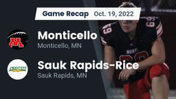 Recap: Monticello  vs. Sauk Rapids-Rice  2022