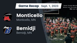 Recap: Monticello  vs. Bemidji  2023