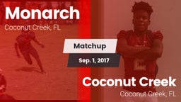 Matchup: Monarch  vs. Coconut Creek  2017