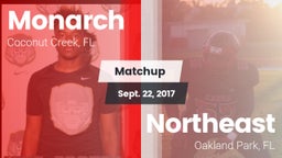 Matchup: Monarch  vs. Northeast  2017