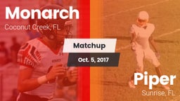 Matchup: Monarch  vs. Piper  2017