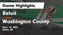 Beloit  vs Washington County  Game Highlights - Sept. 18, 2023