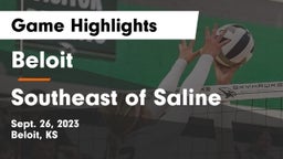 Beloit  vs Southeast of Saline  Game Highlights - Sept. 26, 2023