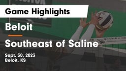 Beloit  vs Southeast of Saline  Game Highlights - Sept. 30, 2023