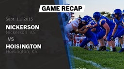 Recap: Nickerson  vs. Hoisington  2015