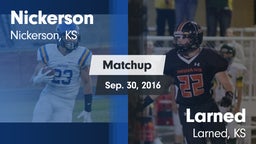 Matchup: Nickerson High vs. Larned  2016