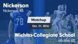 Matchup: Nickerson High vs. Wichita-Collegiate School  2016