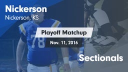 Matchup: Nickerson High vs. Sectionals 2016